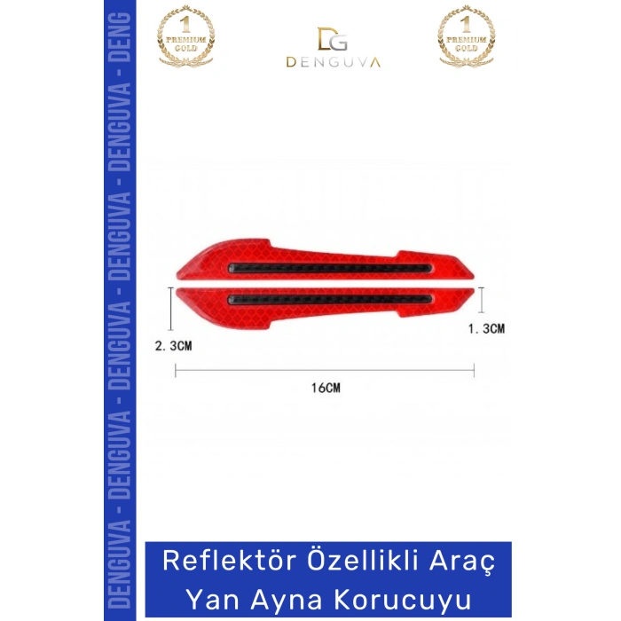 #AynaKoruyucu Reflektörlü Yan Ayna Güvenlik Şeridi Darbe Emici Otomobil Dış Ayna Araba Aynası Koruyucu