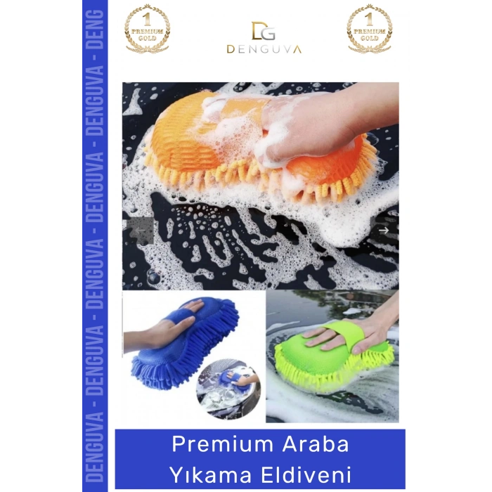 #Mikrofiber Mikrofiber Çizmez Detailing Oto Temizlik Süngeri Kaliteli Premium Araba Yıkama Eldiveni