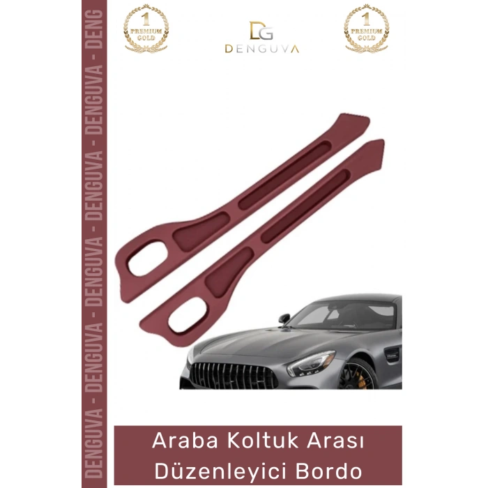 #OtoAksesuar Araç İçi Organizer İkili Set Premium Araba Eşya Saklama Koltuk Arası Düzenleyici Bordo