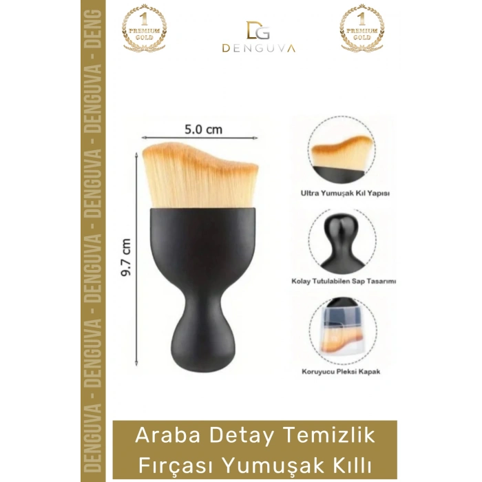 #OtoFırçası Araç Detay Hassas Yüzey Çizmez Ergonomik Profesyonel Toz Temizlik Fırçası Yumuşak Kıllı