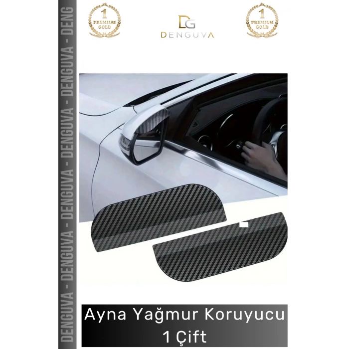 #AynaKoruyucu Araba Yan Ayna Yağmur Koruyucu Estetik Karbon Tasarım Koruyucu Siper Karbon Desenli