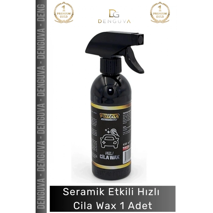 #HızlıCila Seramik Katkılı Fulcar 410 ml Parlatıcı Koruyucu Parlaklık Araba Etkili Hızlı Cila Wax