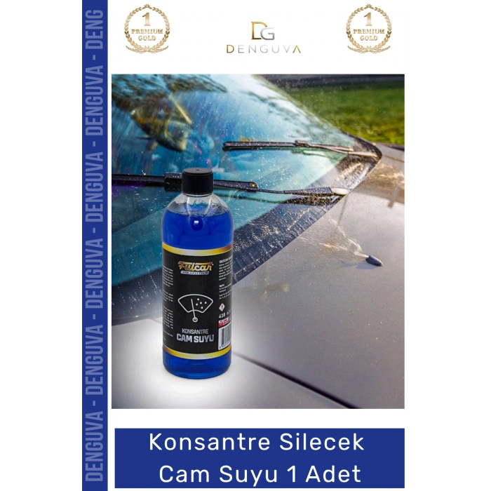 #CamSuyu Fulcar 410 ml Mikrofiber Bez Hediyeli Araç Cam Temizleme Leke Çözücü Konsantre Silecek Cam Suyu