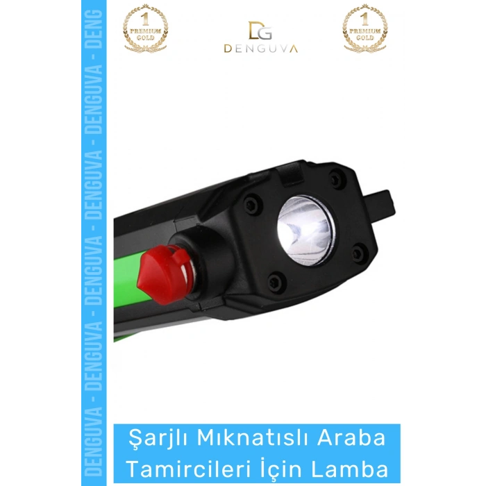 #LedLamba Şarj Edilebilir Mıknatıslı Led Fener Atölye Çalışma Güçlü Araba Tamircileri İçin Lamba