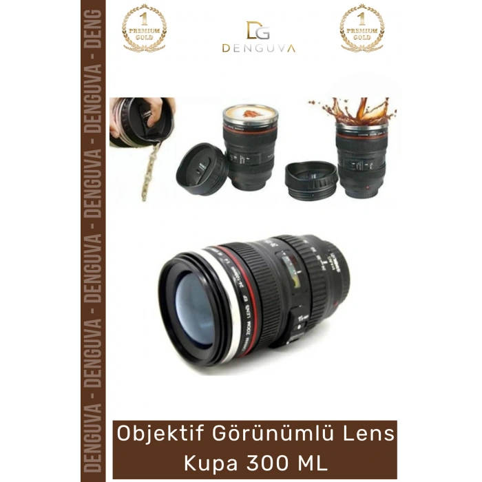 #TermosBardak Objektif Tasarımlı Paslanmaz Çelik 300 ml Siyah Kaliteli Kahve Çay Termos Mug Bardak
