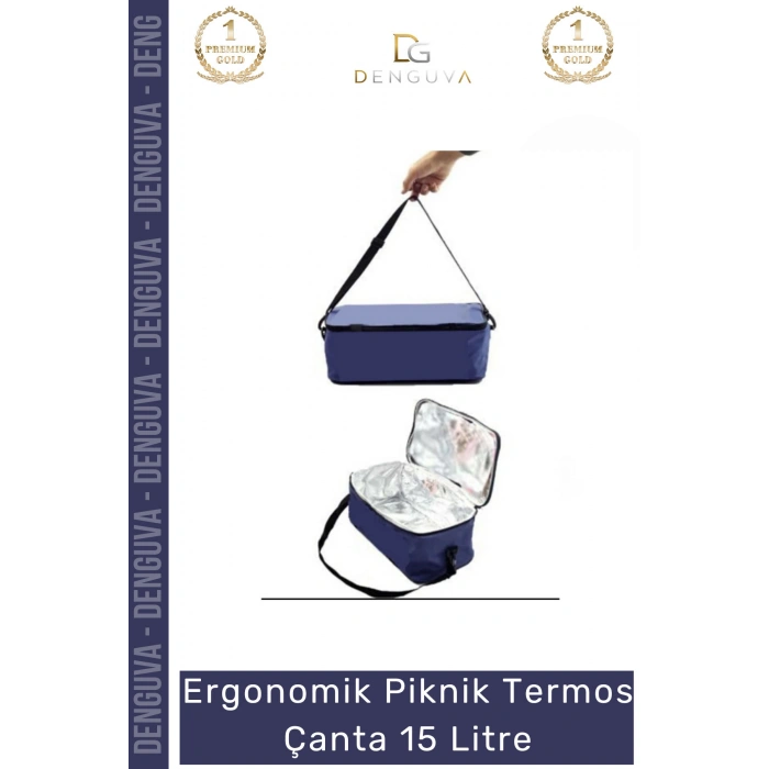 #TermosÇanta Isı Yalıtımlı Su Geçirmez Plaj Kamp Buzluk Tipi Soğutucu Piknik Termos Çanta 15 Litre