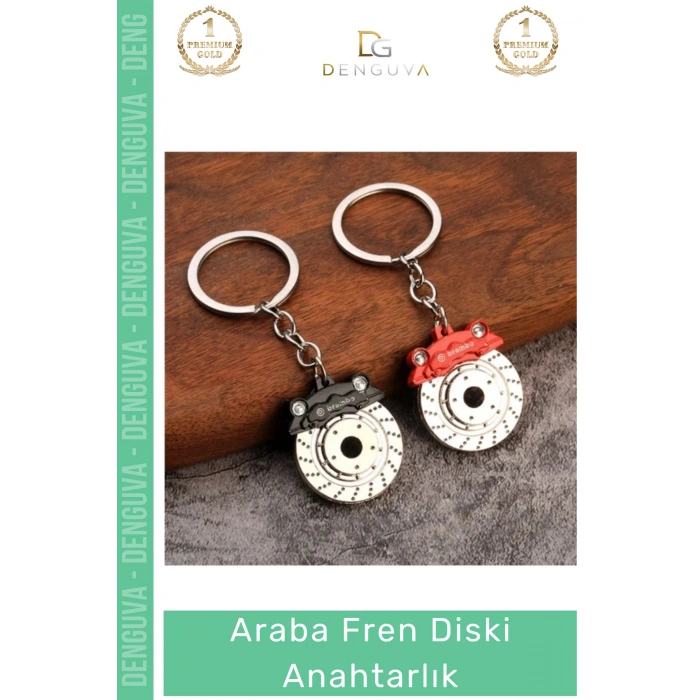 #Anahtarlık Estetik Sportif Otomobil Tutkunları Gerçek Rotor Tasarım Şık Araba Fren Diski Anahtarlık