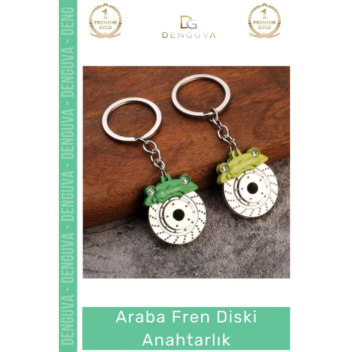 #Anahtarlık Estetik Sportif Otomobil Tutkunları Gerçek Rotor Tasarım Şık Araba Fren Diski Anahtarlık