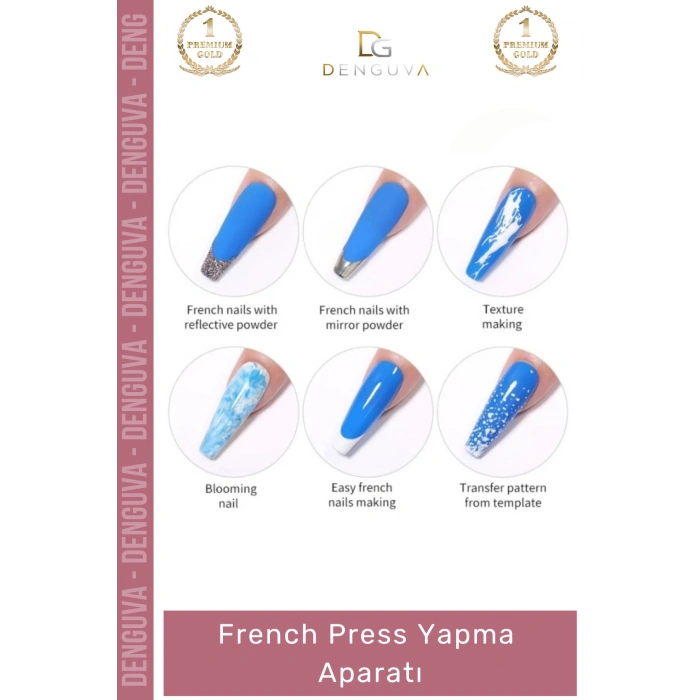 #TırnakDamgası Profesyonel Salon Ev Tipi Yumuşak Pürüzsüz Silikon Tırnak Süs French Stamper Damgası