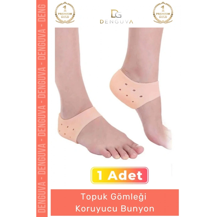 #SilikonTabanlık Diken Çorabı Tabanlık Silikon Topuk Gömleği Sağlıklı Destekleyici Koruyucu Bunyon 1 Adet