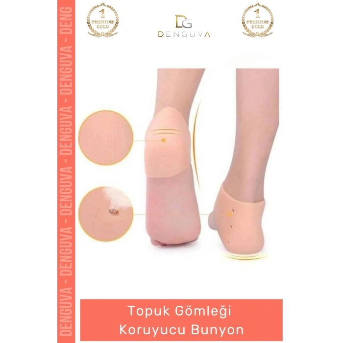 #SilikonTabanlık Diken Çorabı Tabanlık Silikon Topuk Gömleği Sağlıklı Destekleyici Koruyucu Bunyon 1 Adet