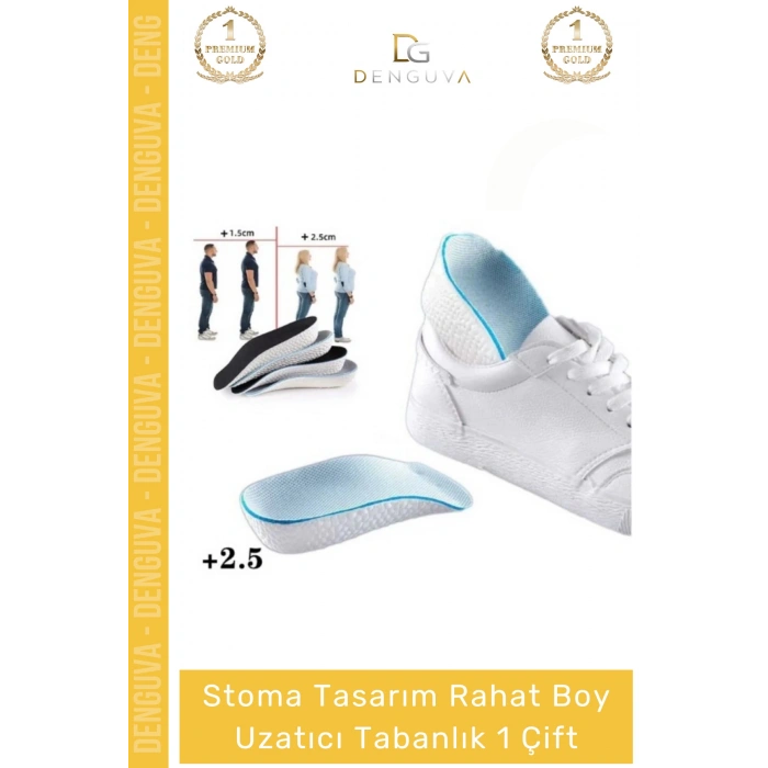 #UzatıcıTabanlık Ortopedik Gizli Topuk Destekli EVA Bellek Köpük Boy Uzatıcı Tabanlık 2,5 Cm 2 Adet