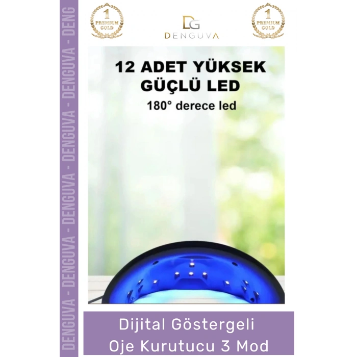 #OjeKurutucu Profesyonel UV LED Kalıcı Jel Hızlı Kurutma Otomatik Zaman Ayarlı 3 Modlu Oje Tırnak Kurutucu