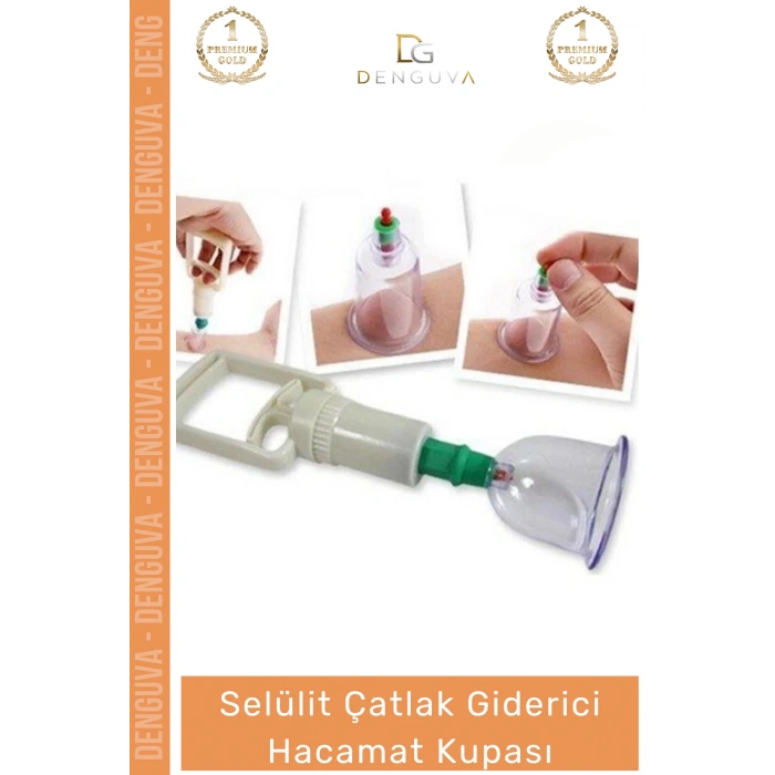 #HacamatKupası Profesyonel Hijyenik Vakumlu Sert Plastik Pompa Uyumlu 6 Numara Hacamat Kupası 10 Adet