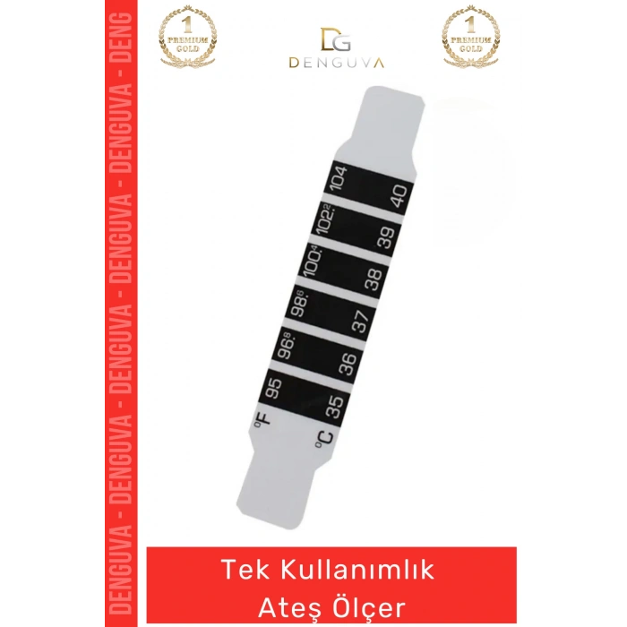 #AteşÖlçer Hassas Güvenilir Bükülebilir Şerit Vücut Isısı Ölçer Tek Kullanımlık Ateş Ölçer 1 - Adet