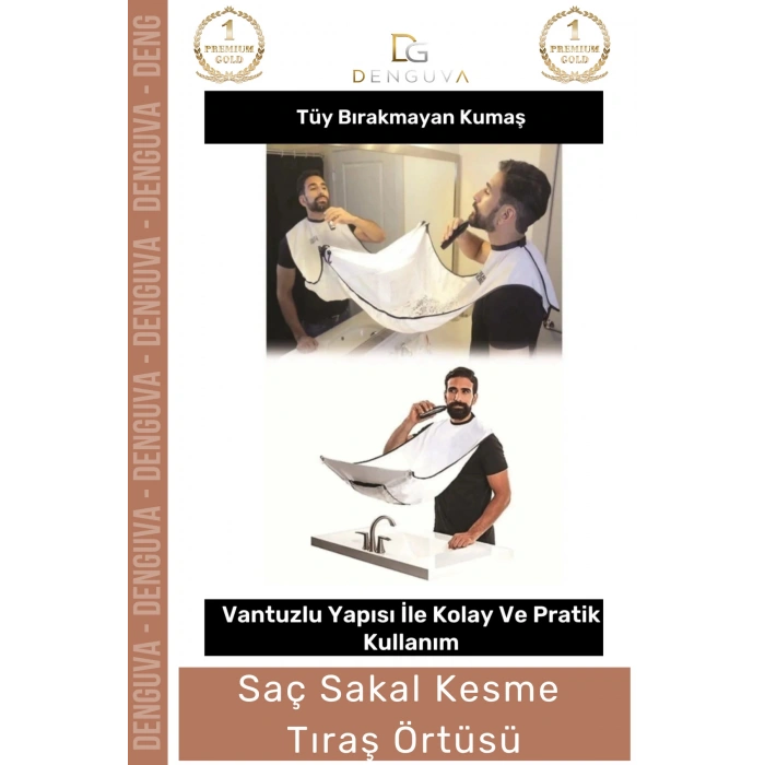 #TıraşÖrtüsü Pratik Vantuzlu Banyo Hijyenik Sakal Şekillendirme Aparatı Sakal Kesme Beyaz Tıraş Örtüsü