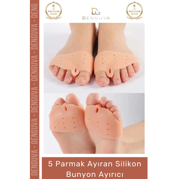 #ParmakAyırıcı Makaralı Ayak Gömleği Silikon Ortopedik Deformasyon Önleyici Destek Parmak Ayırıcı Düzenleyici