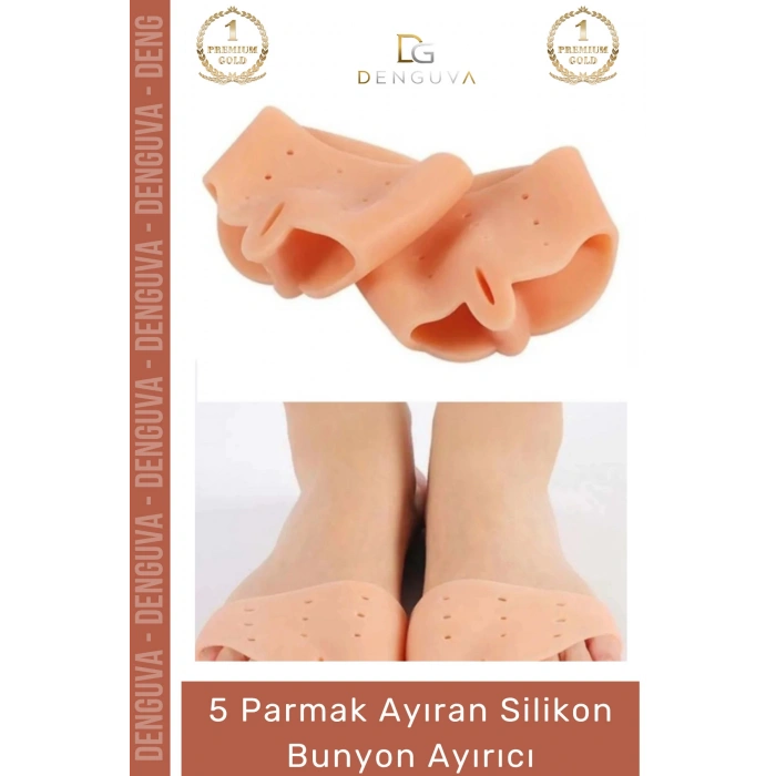 #ParmakAyırıcı Makaralı Ayak Gömleği Silikon Ortopedik Deformasyon Önleyici Destek Parmak Ayırıcı Düzenleyici