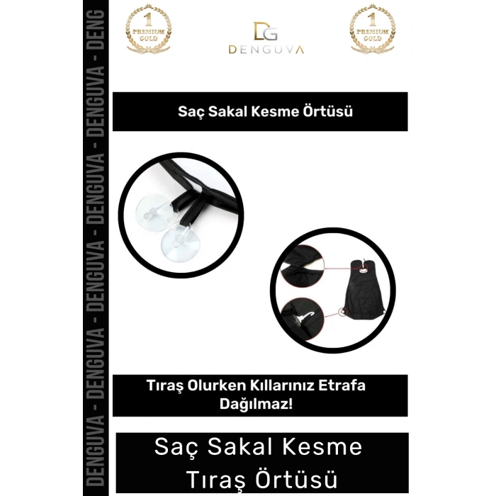 #TıraşÖrtüsü Vantuzlu Pratik Sakal Kesme Aparatı Ayna Fayans Sabitlenen Berber Siyah Tıraş Örtüsü