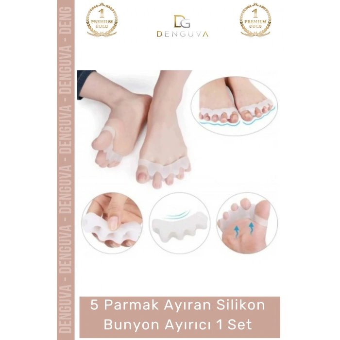 #ParmakKoruyucu Hallux Valgus Kemik Büyümesi Önleyen 5 Parmak Koruyucu Makara Silikon Bunyon Ayırıcı