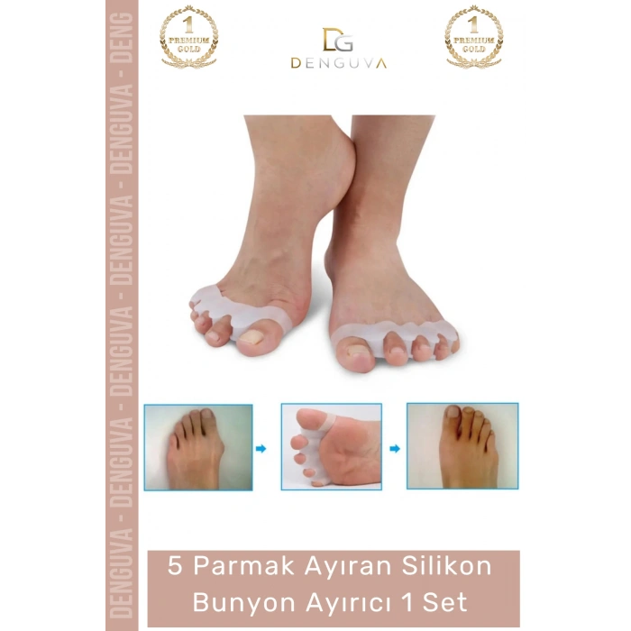 #ParmakKoruyucu Hallux Valgus Kemik Büyümesi Önleyen 5 Parmak Koruyucu Makara Silikon Bunyon Ayırıcı