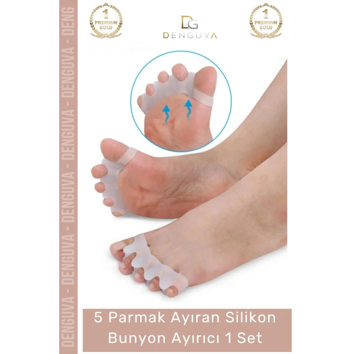 #ParmakKoruyucu Hallux Valgus Kemik Büyümesi Önleyen 5 Parmak Koruyucu Makara Silikon Bunyon Ayırıcı