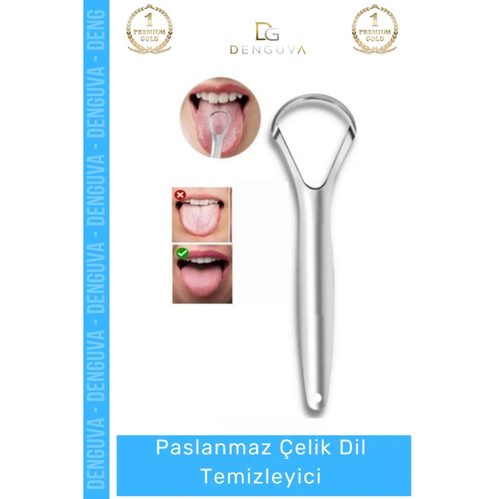 #DilTemizleyici Hijyenik Ergonomik Profesyonel Ağız Bakım Sıyırıcı Aparat Paslanmaz Çelik Dil Temizleyici