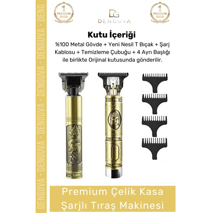 #TıraşMakinesi Metal Seri Güçlü Turbo Motor Paslanmaz Çelik Titanyum Bıçak Profesyonel Tıraş Makinesi