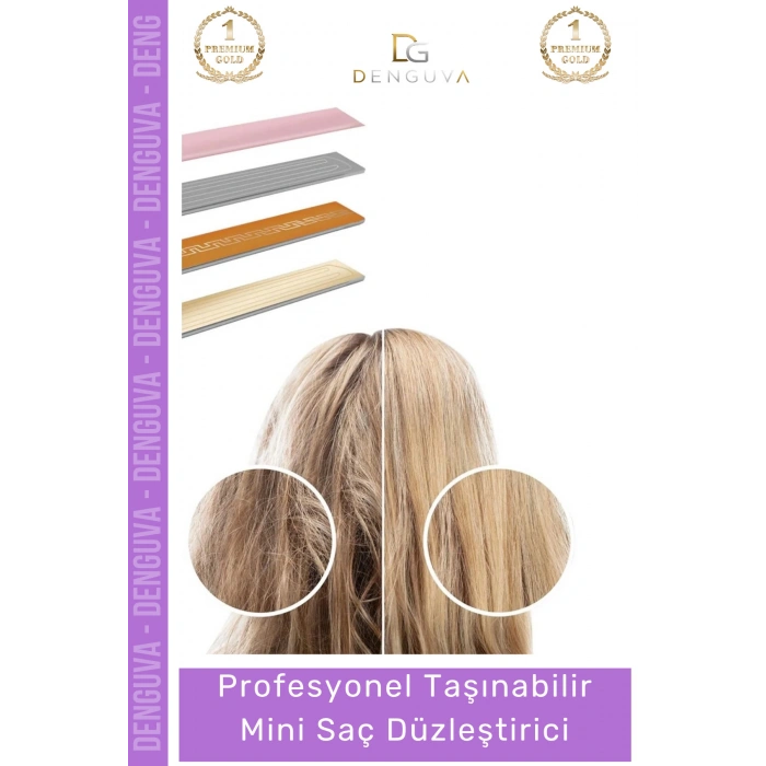 #SaçDüzleştirici Mini Taşınabilir 160 Derece Isı 110 220V 20W Profesyonel 17cm Kompakt Bukle Yapıcı Makin