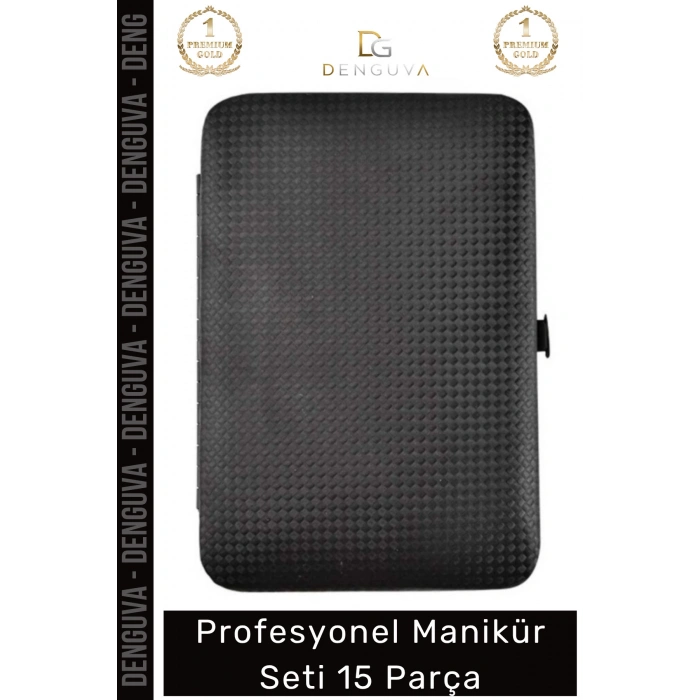 #ManikürSeti Paslanmaz Çelik Profesyonel Bakım Ayak El Yüz Tırnak Makası Pedikür Manikür Seti 15 Parça