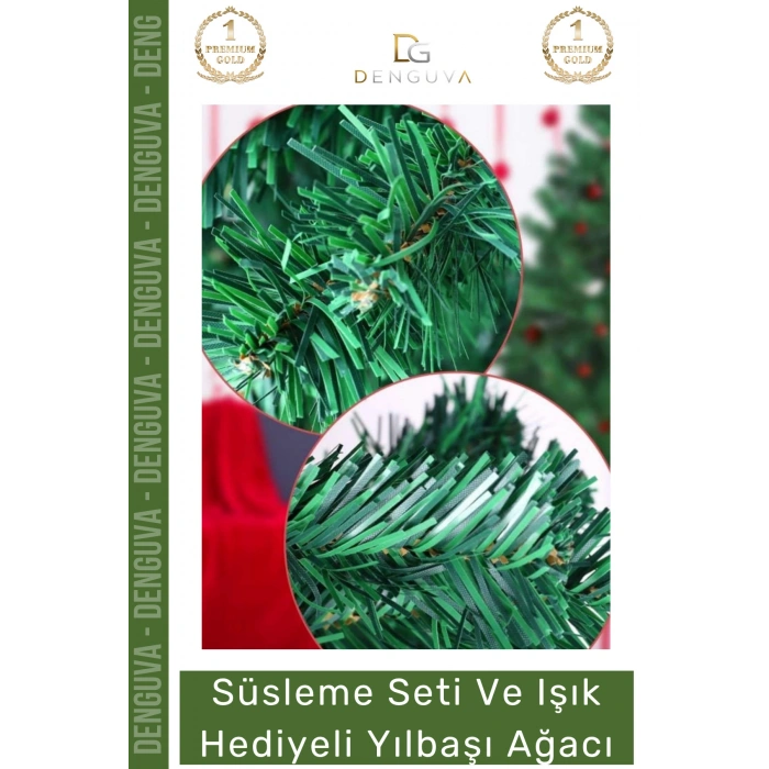 #NoelPaketi Lüks Dekoratif Kaliteli Plastik Ayaklı Sık Yapraklı Yeşil Canlı Yeni Yıl Noel Paketi 90 Cm 76 Dal