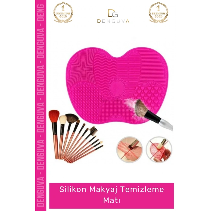 #TemizlemeAparatı Silikon Makyaj Fırçası Temizleyici Pratik Hijyenik Kozmetik Seti Temizleme Matı Aparatı