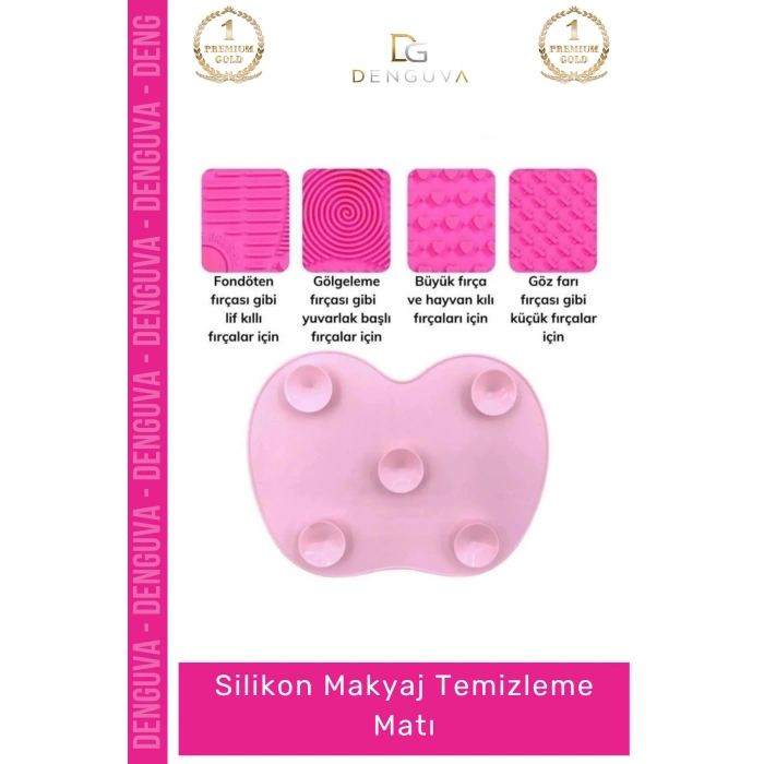 #TemizlemeAparatı Silikon Makyaj Fırçası Temizleyici Pratik Hijyenik Kozmetik Seti Temizleme Matı Aparatı