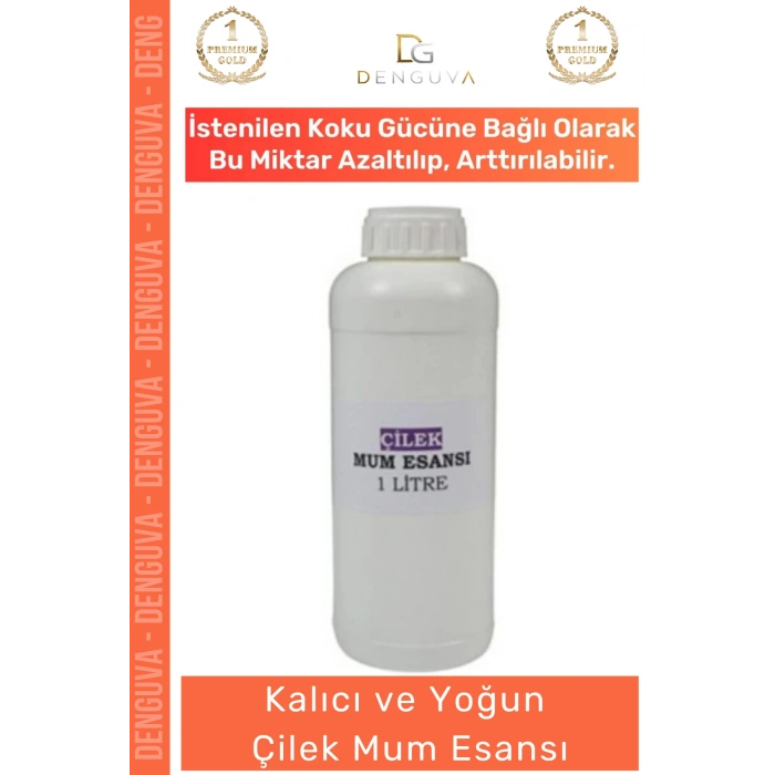#MumEsansı Kalıcı Yoğun Kaliteli Yağ Bazlı Parafin Uyumlu Aroma Koku Uygun Çilek Mum Esansı 1 LT