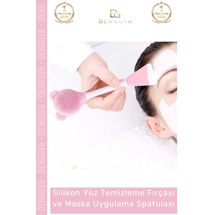 #MaskeSpatulası Fonksiyonlu Silikon Fırça Cilt Bakım Serum Krem Sürme Aparatı Esnek Maske Uygulama Spatulası