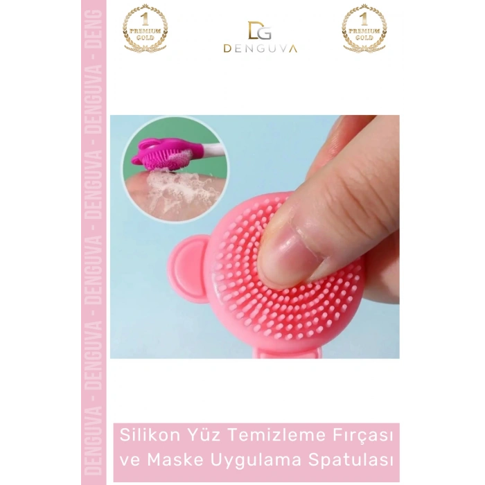 #MaskeSpatulası Fonksiyonlu Silikon Fırça Cilt Bakım Serum Krem Sürme Aparatı Esnek Maske Uygulama Spatulası