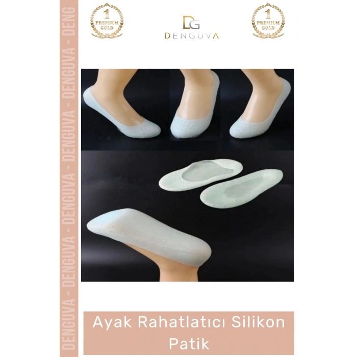 #SilikonPatik Medikal Yumuşak Topuk Çatlak Giderici Nemlendirici Destekli Rahatlatıcı Silikon Patik