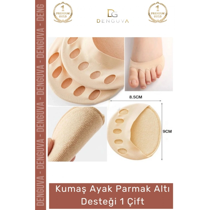 #ParmakDesteği Pamuklu Kumaş Ter Emici Kayma Önleyici Yumuşak Ortopedik Ped Ayak Parmak Altı Desteği