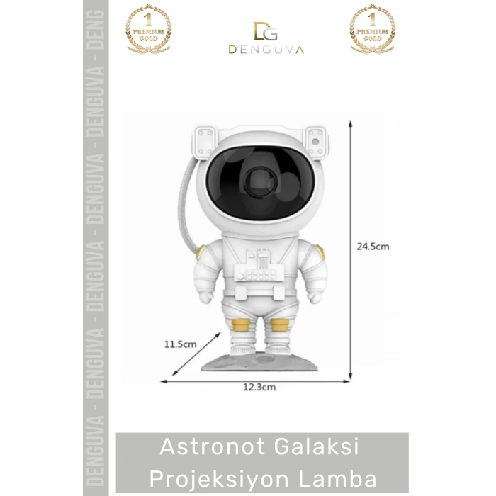 #Projeksiyon Uzay Kumandalı Yıldız Gökyüzü Gece Lambası Modern Astronot Galaksi Projeksiyon Lamba