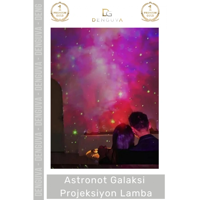 #Projeksiyon Uzay Kumandalı Yıldız Gökyüzü Gece Lambası Modern Astronot Galaksi Projeksiyon Lamba