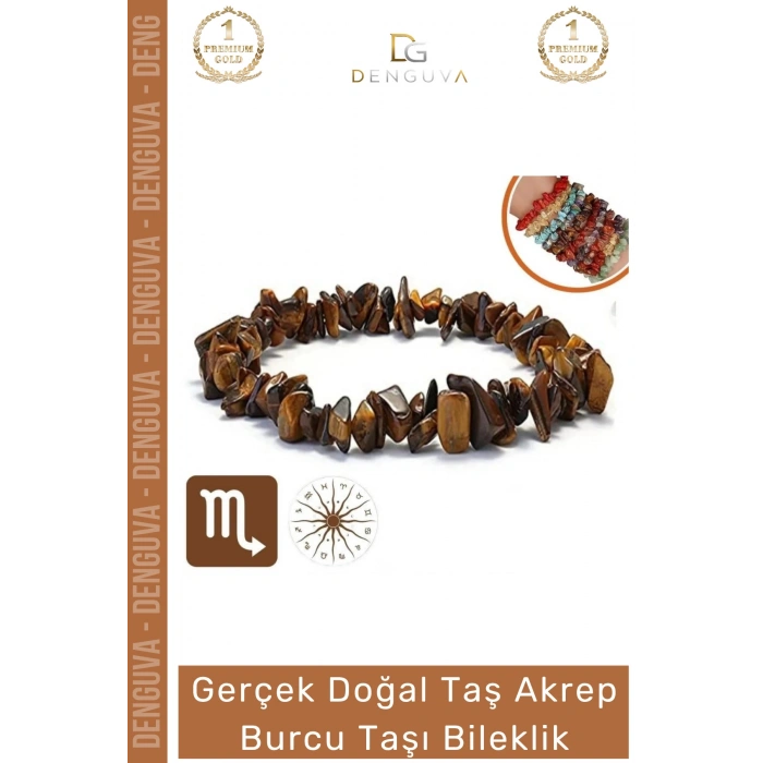 #Bileklik Doğal Taş Şifalı Ayarlanabilir Esnek Su Geçirmez Akrep Burçları Burç Unisex Bileklik