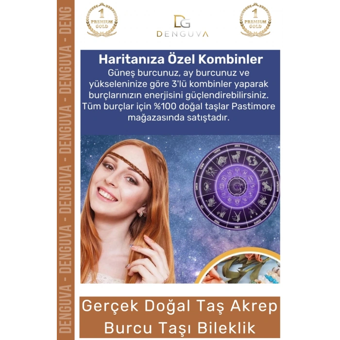 #Bileklik Doğal Taş Şifalı Ayarlanabilir Esnek Su Geçirmez Akrep Burçları Burç Unisex Bileklik