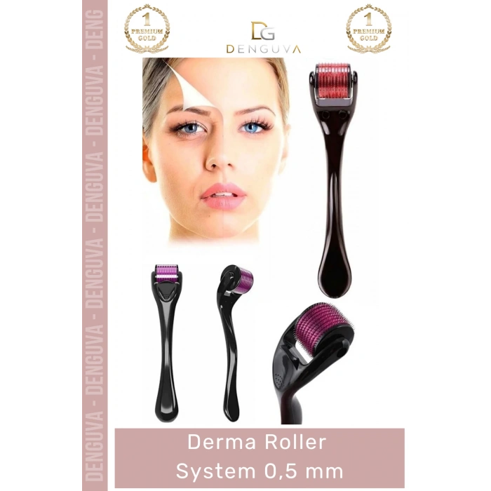 #YenilemeMasaj Titanyum İğne Cilt Yenileme Kolajen Onarıcı Bakım Cihazı Derma Roller System 0,5 mm