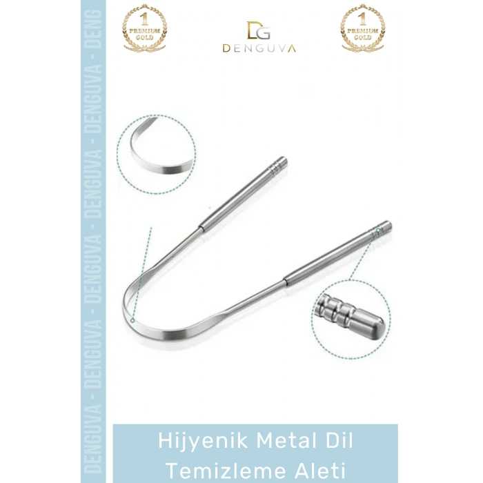 #DilTemizleyici Paslanmaz Çelik Profesyonel Hijyenik Günlük Ağız Bakım Seti Metal Dil Temizleme Aleti