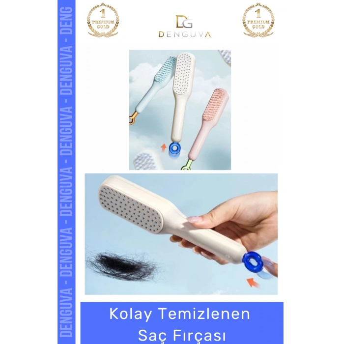 #SaçFırçası Kendinden Temizlenen Yenilikçi Modern Hijyenik Masaj Etkili Kolay Temizlenen Saç Fırçası