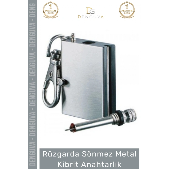#Anahtarlık Rüzgarda Sönmez Paslanmaz Çelik Şık Tasarım Fonksiyonel Pratik Sönmez Metal Kibrit Anahtarlık