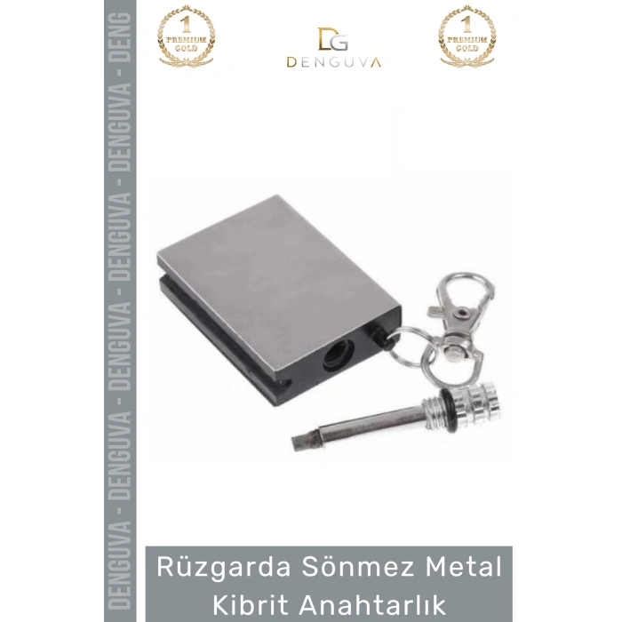 #Anahtarlık Rüzgarda Sönmez Paslanmaz Çelik Şık Tasarım Fonksiyonel Pratik Sönmez Metal Kibrit Anahtarlık