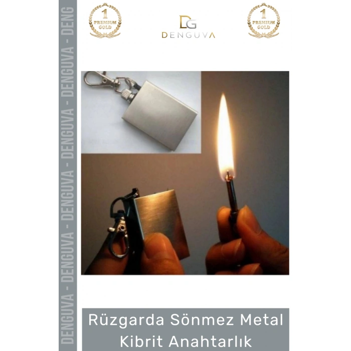 #Anahtarlık Rüzgarda Sönmez Paslanmaz Çelik Şık Tasarım Fonksiyonel Pratik Sönmez Metal Kibrit Anahtarlık