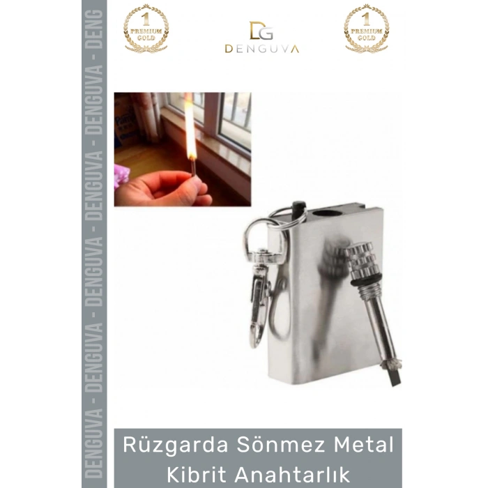 #Anahtarlık Rüzgarda Sönmez Paslanmaz Çelik Şık Tasarım Fonksiyonel Pratik Sönmez Metal Kibrit Anahtarlık
