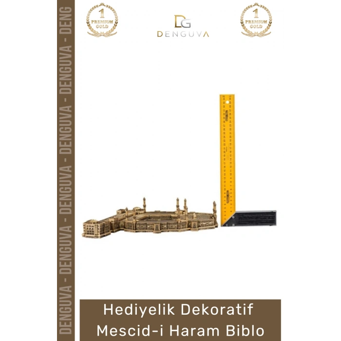 #Biblo Polyester Masaüstü İslam Temalı Manevi Ofis Ev Mescidi Haram Dekoratif Biblo